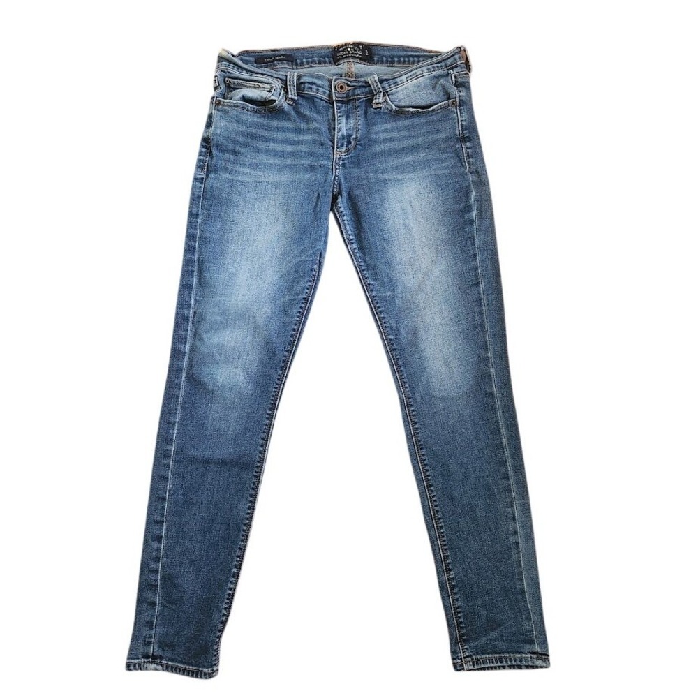 Lucky Brand Charlie Skinny Jeans Women's 8/29 Medium Wash Blue Stretch Denim 128